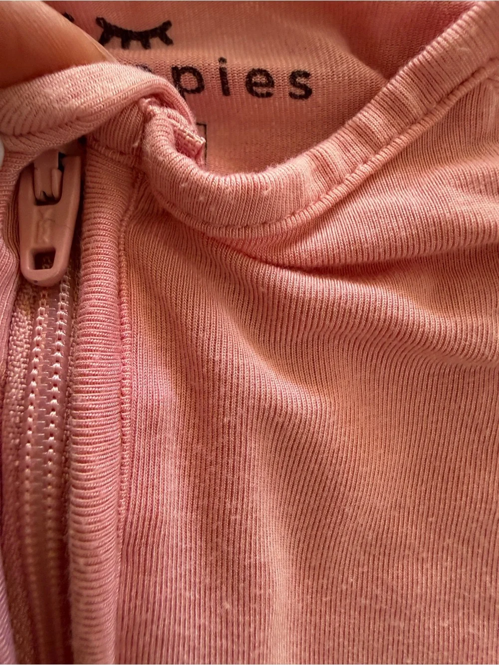 Little Sleepies Bamboo Pink Zippered Footie One-Piece